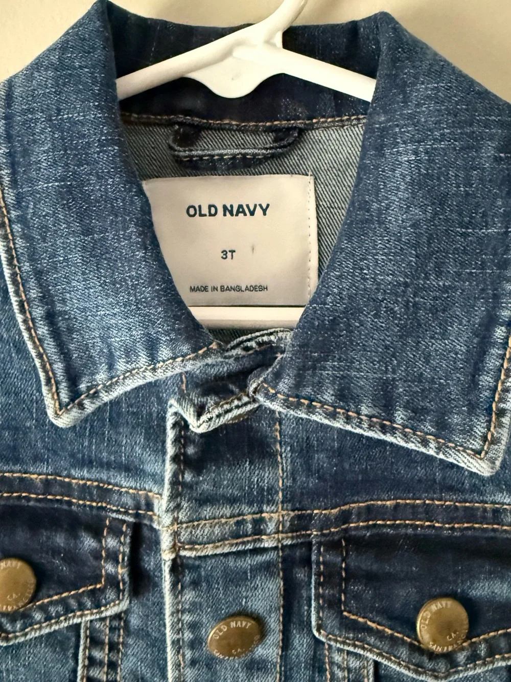 Old Navy Kids Denim Jacket in Dark Blue Wash